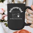 Introverted But Willing To Discuss Gardening Introverts Graphic Print Coffee Mug Introverted But Willing To Discuss Gardening Introverts Graphic Print Coffee Mug
