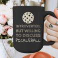 Introverted But Willing To Discuss Pickleball Graphic Print Coffee Mug Introverted But Willing To Discuss Pickleball Graphic Print Coffee Mug