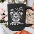 Introverts Unite Anti-Social Shy Person Joke Graphic Print Coffee Mug