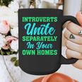 Introverts Unite Introvert Antisocial Sarcasm Anti Social Graphic Print Coffee Mug