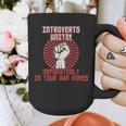 Introverts Unite Introverting Introverts At Home Graphic Print Coffee Mug Introverts Unite Introverting Introverts At Home Graphic Print Coffee Mug