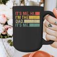 It's Me Hi I'm The Dad It's Me Dad Father's Day Retro Graphic Print Coffee Mug