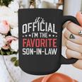 It's Official I'm The Favorite Son-In-Law Dad Father Graphic Print Coffee Mug It's Official I'm The Favorite Son-In-Law Dad Father Graphic Print Coffee Mug
