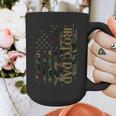 JROTC Dad United States Distressed Camo w US Flag Graphic Print Coffee Mug