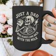 Just A Dad Who Always Came Back Skeleton Fathers Day Graphic Print Coffee Mug