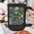 Kid Play Cars On Dad Back Race Track Mat Fathers Day Graphic Print Coffee Mug