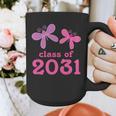 Kids Class Of 2031 Kindergarten Girls Graduation T-Shirt Graphic Print Coffee Mug
