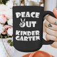 Kids Peace Out Kindergarten For Graduation Graphic Print Coffee Mug