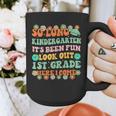 Kids So Long Kindergarten 1st Grade Here I Come Graduation Groovy Graphic Print Coffee Mug
