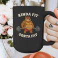 Kinda Fit Sorta Fat Gym Dad BOD Workout Apparel Graphic Print Coffee Mug