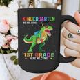 Kindergarten Graduation 1st Here We Come Class 2023 Dinosaur Graphic Print Coffee Mug