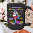 Kindergarten Graduation 2025 Graduate Girls Unicorn 1st Grad Graphic Print Coffee Mug