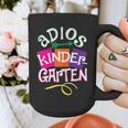 Last Day Of School Adios Kindergarten Graduation Kids Girls Graphic Print Coffee Mug
