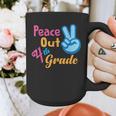 Last Day Of School Peace Out Grade 4 Graduation Kids Graphic Print Coffee Mug