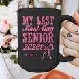 My Last First Day Senior 2026 Coquette Pink Bow Graduation Graphic Print Coffee Mug