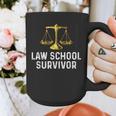 Law School Survivor Humor Law School Graduation Quote Graphic Print Coffee Mug