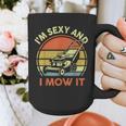 Lawn Mowing Dad Im Sexy And I Mow It Mower Garden Graphic Print Coffee Mug