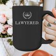 Lawyer Shirt LAWYERED Law Student Graduation Graphic Print Coffee Mug