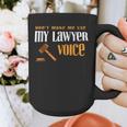 Lawyer Voice Attorney Law School Student Graduation Graphic Print Coffee Mug