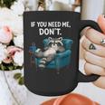 Lazy Raccoon Sarcastic Introvert Humor Japanese Animal Graphic Print Coffee Mug