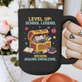 Level Up School Legend Video Game Pixel Art Graduation Graphic Print Coffee Mug