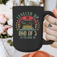 I Leveled Up To Dad Of 3 2026 Promoted To Dad Of Three Kids Graphic Print Coffee Mug