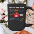 Life Is Better Around The Farm Nostalgia Trendy Graphic Print Coffee Mug