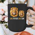 Lion Dad Like Father Like Son Lions Lovers Fathers Day Graphic Print Coffee Mug
