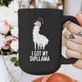 LLama Graduation I Got My Dipllama Cute Llama Graphic Print Coffee Mug