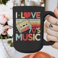 I Love 70's Music Retro Style Nostalgia Cassette 1970s Party Graphic Print Coffee Mug