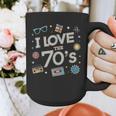 I Love The 70's Retro Nostalgia Graphic Print Coffee Mug