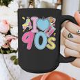 I Love 90's Retro Style Nostalgia Vibe 1990's Party Graphic Print Coffee Mug