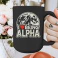 I Love Being Alpha Moonlit Wolf Meme Alpha Introvert Graphic Print Coffee Mug I Love Being Alpha Moonlit Wolf Meme Alpha Introvert Graphic Print Coffee Mug