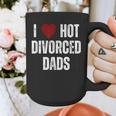 I Love Hot Divorced Dads Red Hearts Graphic Print Coffee Mug