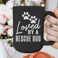 Loved By A Rescue Dog Foster Mom Rescue Dad Graphic Print Coffee Mug Loved By A Rescue Dog Foster Mom Rescue Dad Graphic Print Coffee Mug