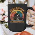 Low Social Battery Introvert Energy Graphic Print Coffee Mug Low Social Battery Introvert Energy Graphic Print Coffee Mug