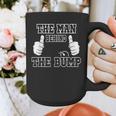 The Man Behind The Bump Baby Shower Shirts For Mom And Dad Graphic Print Coffee Mug