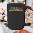 Man Of God Husband Dad Protector Christian Faith Fathers Day Graphic Print Coffee Mug