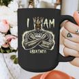 I Am Man King Powerful Dad Afro Melanin Graphic Print Coffee Mug