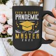 Master 2021 Graduation Graduate Masters Degree Graphic Print Coffee Mug