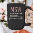 Master Social Worker MSW Graduation Social Work Student Graphic Print Coffee Mug