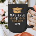 Mastered It 2024 Masters Degree Graduation Graduate Mba Graphic Print Coffee Mug