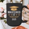 Mastered It 2025 Masters Degree Graduation Graduate Mba Graphic Print Coffee Mug