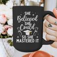 Masters Degree Graduation Art For Women Girl Masters Degree Graphic Print Coffee Mug