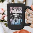Masters Degree Graduation Art For Women Girls Masters Degree Graphic Print Coffee Mug