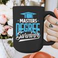 Master's Degree Graduation Masters Degree Survivor Graphic Print Coffee Mug