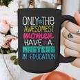 Masters In Education Degree Graduation Women MeD Graphic Print Coffee Mug