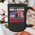 In Memory Of The Brave Man & Woman Memorial Day Graphic Print Coffee Mug