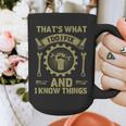 Men Dad That's What I Do I Fix Stuff And I Know Things Graphic Print Coffee Mug
