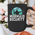 Mermaid Security Shirt Boys Swimmer Dad Merdad Trident Graphic Print Coffee Mug